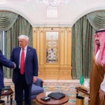 اولین قاب رسمی از ترامپ، بن سلمان و جولانی!