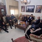 نوه امام(ره) در منزل شهید سیدحسن نصرالله و دیدارش با نایب رئیس مجلس اعلای شیعیان لبنان | تصاویر