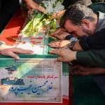 تصاویر؛ مراسم استقبال از پیکر سردار غلامحسین غیب پرور