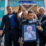تصاویر؛ مراسم تشییع پیکر «موسی اسوار»