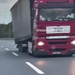 وحشت آفرینی راننده کامیون مست در بزرگراه